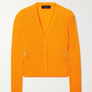 Rag & Bone Yellow Soleil Cardigan Top